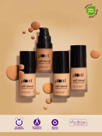 Plum Soft Blend Weightless Foundation - Image 4