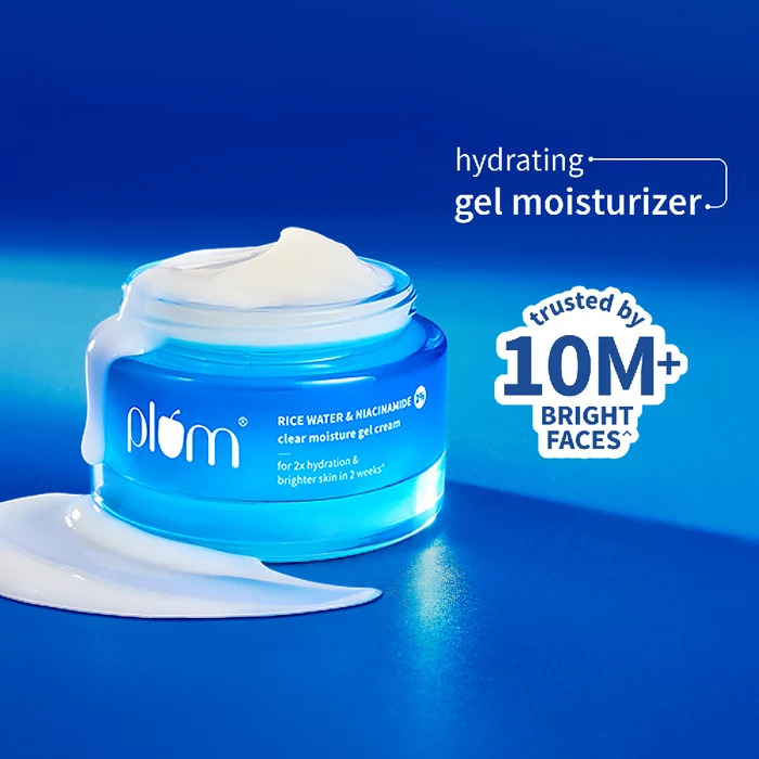 Plum Niacinamide & Rice Water Brightening Gel Moisturizer